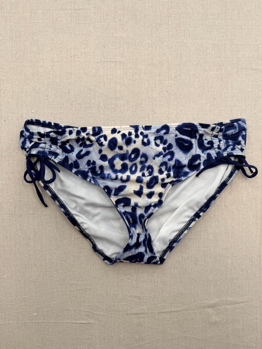 Alex Marie Blue Leopard Print Bikini Bottoms